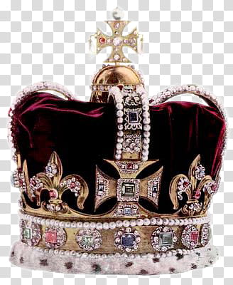 Crown of St Edward transparent background PNG clipart