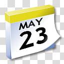 WinXP ICal, May  calendar raster art transparent background PNG clipart