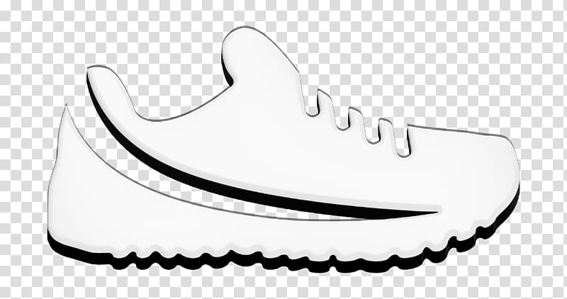 Trail running shoe icon Multi Sports icon sports icon, White, Footwear, Outdoor Shoe, Blackandwhite, Jaw, Athletic Shoe, Walking Shoe transparent background PNG clipart