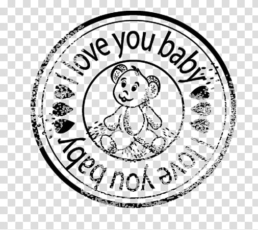 i love you baby logo transparent background PNG clipart