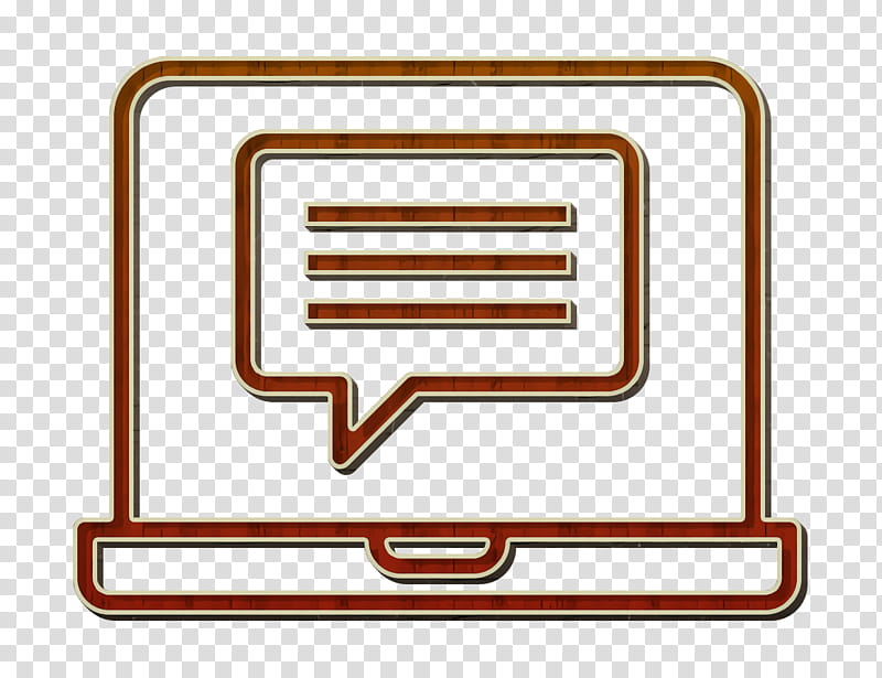 Contact And Message icon Webinar icon Laptop icon, Line, Rectangle, Logo transparent background PNG clipart