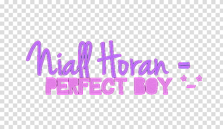 Niall Horan perfect boy texto transparent background PNG clipart