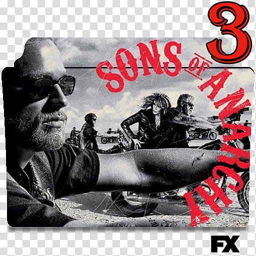 Sons of Anarchy series and season folder icons, Sons of Anarchy S ( transparent background PNG clipart