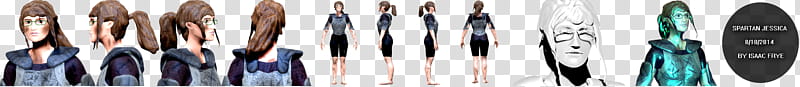 Jessica Spartan Female Warrior D Model Render transparent background PNG clipart