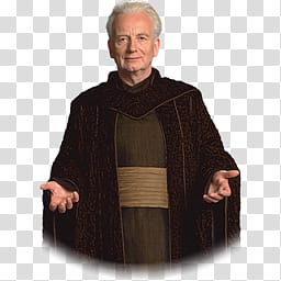 STAR WARS Characters and Droids Alpha Icons , Senator Palpatine transparent background PNG clipart