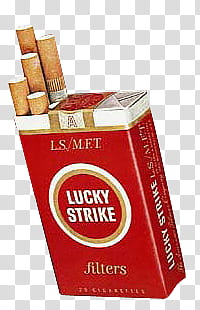 mochizuki object, Lucky Strike cigarette soft-tube case transparent background PNG clipart