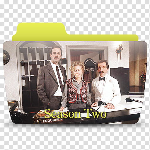 Colorflow TV Folder Icons , Fawlty Towers S transparent background PNG clipart