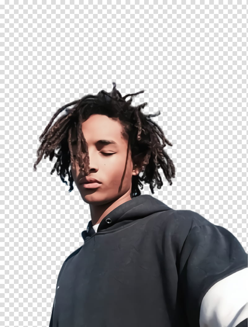 Hair, Jaden Smith, Long Hair, Hair Coloring, Dreadlocks, Black Hair, Hairstyle, Fashion transparent background PNG clipart