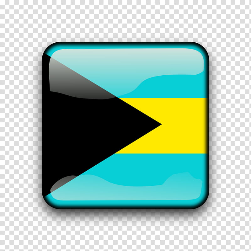 Flag, Bahamas, Flag Of The Bahamas, Flag Of Jamaica, National Flag, Aqua, Triangle, Square transparent background PNG clipart