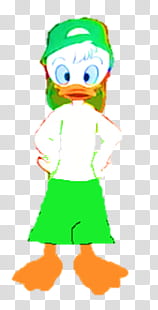 Louie Duck Quack Render Summer transparent background PNG clipart