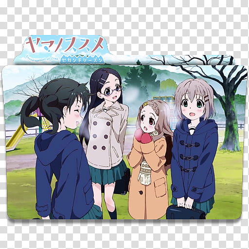 Anime Icon Pack , Yama no Susume Second Season v transparent background PNG clipart