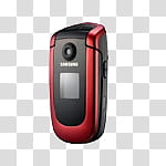 Mobile phones icons , lkkjgtty, red and black Samsung flip phone transparent background PNG clipart