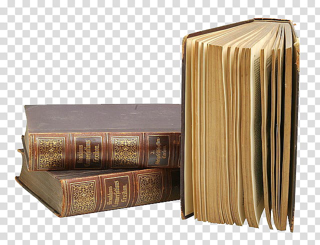 three hardbound books transparent background PNG clipart