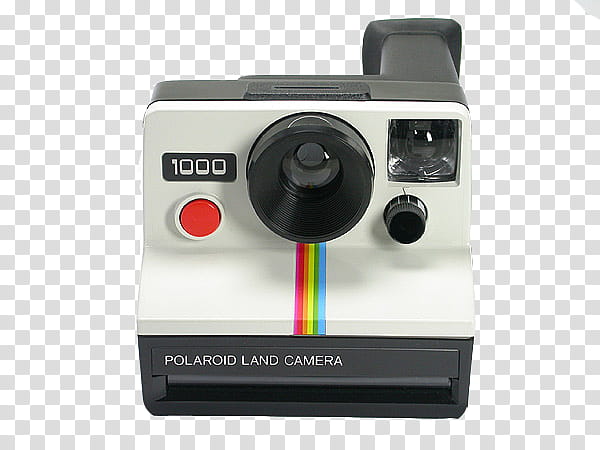Gossip, white Polaroid Land Camera transparent background PNG clipart