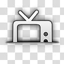 Android Resources , grey CRT TV transparent background PNG clipart