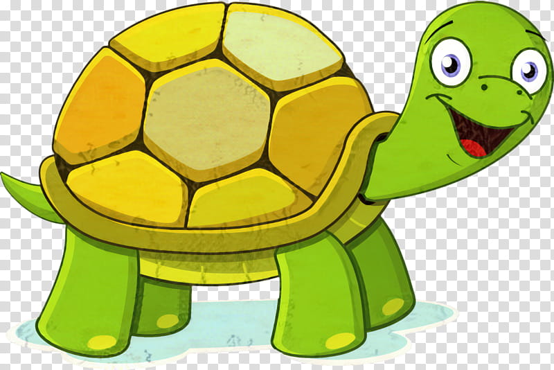 Sea Turtle, Tortoise, Reptile, Cuteness, Desert Tortoise, Green, Yellow, Cartoon transparent background PNG clipart