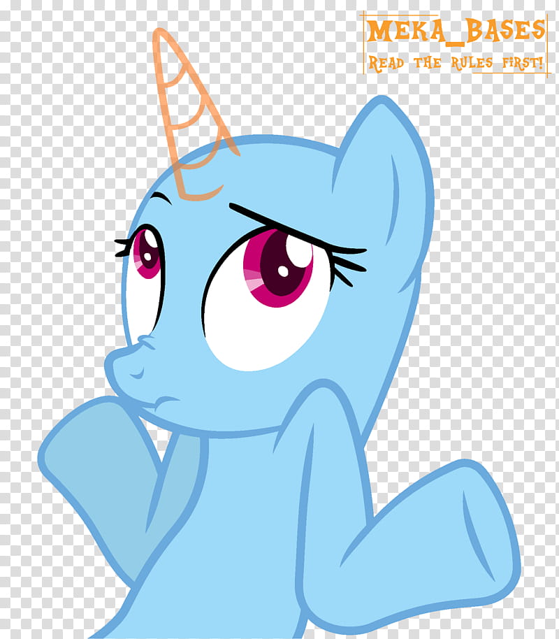 Base I don t know man, blue My Little Pony character illustration transparent background PNG clipart