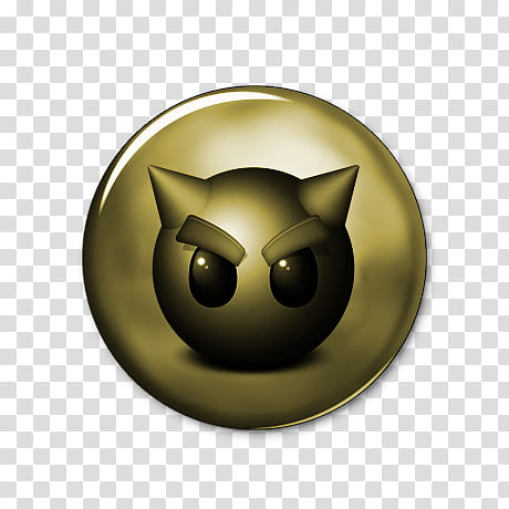 Network Gold Icons,,fella-, devil emoji transparent background PNG clipart