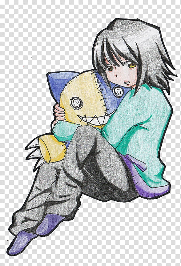 Gray, Hugging the Zombie Cat Plushie transparent background PNG clipart
