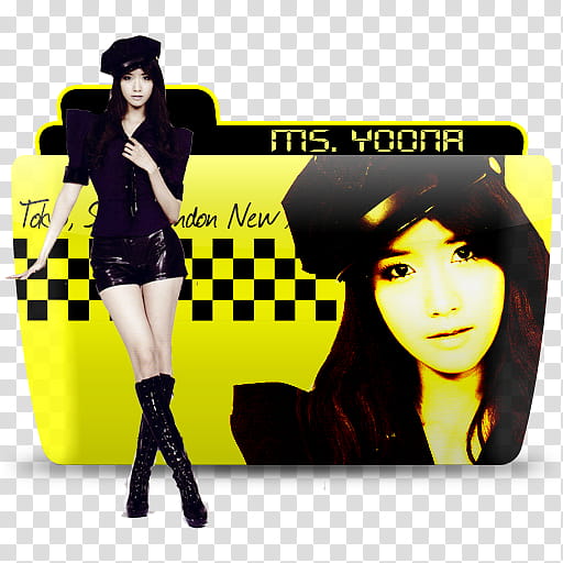 SNSD Mr Taxi Folder Icon , Yoona transparent background PNG clipart