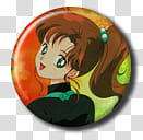 Kino Makoto Pin Button ( Spilletta ) transparent background PNG clipart
