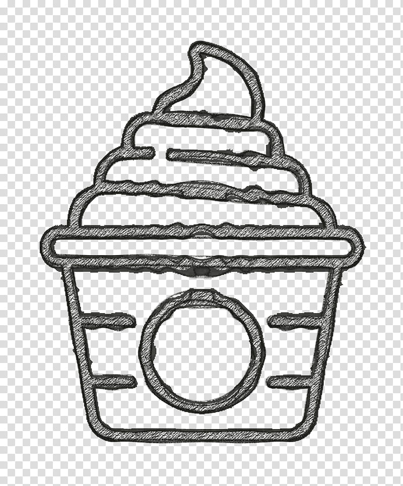 Desserts and candies icon Dessert icon Ice cream icon, Line Art transparent background PNG clipart