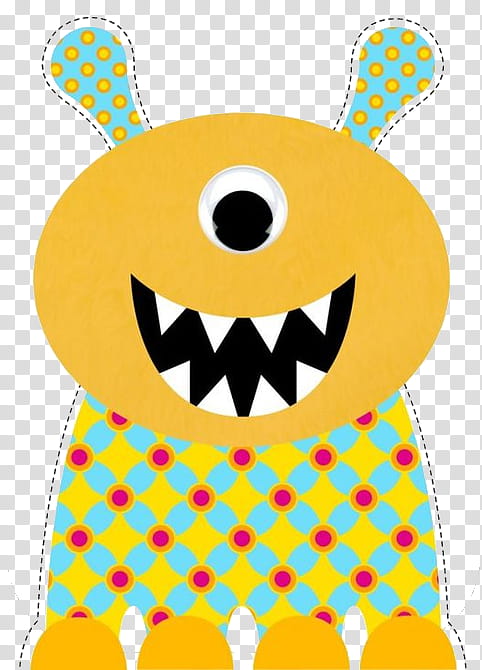 Birthday Hat, Monster, Line Art, Party, 2018, Birthday
, Yellow, Orange transparent background PNG clipart