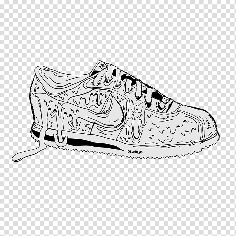 nike shoes sketch