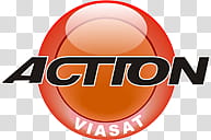 Television Channel logo icons, Viasat action   transparent background PNG clipart