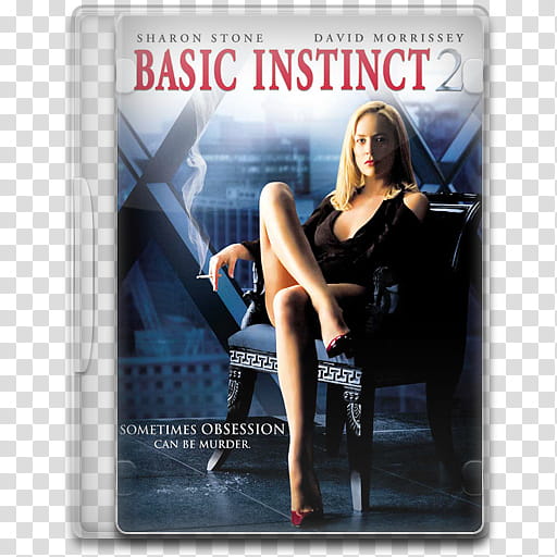 Movie Icon Mega , Basic Instinct , Basic Instinct  DVD case transparent background PNG clipart