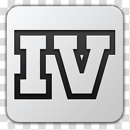 Icon , GTA IV, square gray IV computer icon transparent background PNG clipart