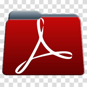 Program Files Folders Icon Pac, Adobe Reader Folder, red folder illustration transparent background PNG clipart