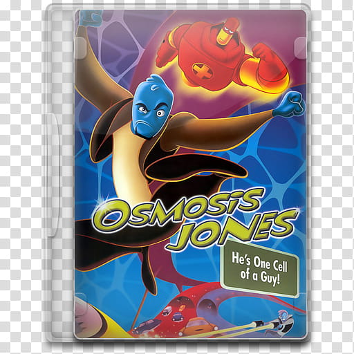 Movie Icon Mega , Osmosis Jones, Osmosis Jones DVD case transparent background PNG clipart