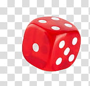 stefxlaw, red and white dice transparent background PNG clipart