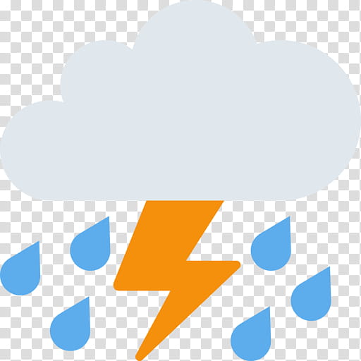 Rain Cloud, Emoji, Thunderstorm, Severe Thunderstorm Warning, Tornado, Lightning, Sky, Emoticon transparent background PNG clipart