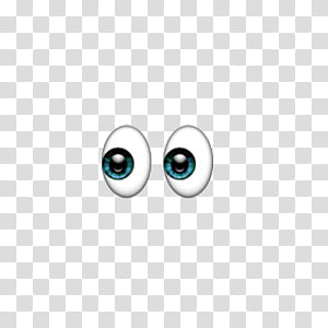 Emojis Editados, blue eyes art transparent background PNG clipart