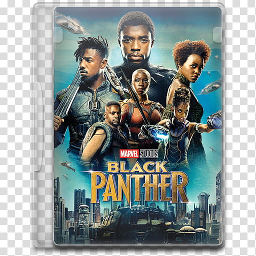 Movie Icon , Black Panther, Marvel Studios Black Panther case transparent background PNG clipart
