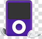 iPod classic for CAD, purple music player transparent background PNG clipart