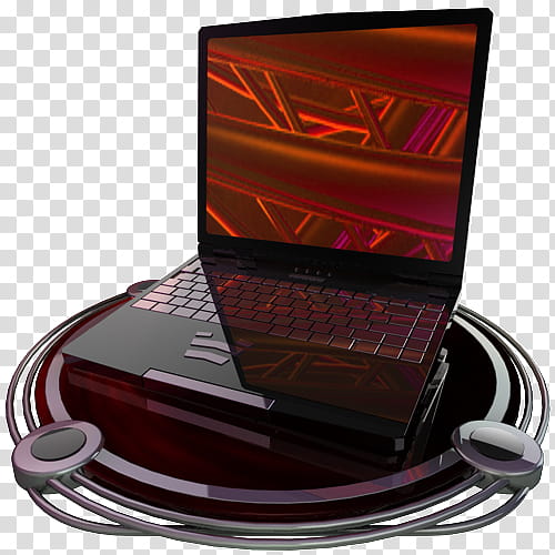 chrome and red icons, laptop red transparent background PNG clipart