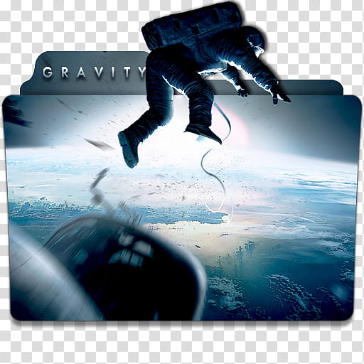 Movie Collection Folder Icon Part , Gravity v, Gravity movie folder icon transparent background PNG clipart