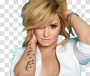 Demi Lovato , 2 transparent background PNG clipart thumbnail