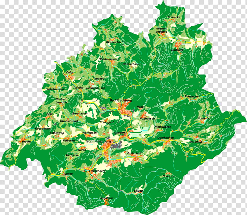 Tree Leaf, Bad Fredeburg, Map, Altenilpe, Geography, Schmallenberg, North Rhinewestphalia, Hochsauerlandkreis transparent background PNG clipart