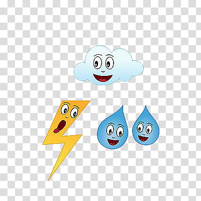 , cloud, lightning and water transparent background PNG clipart