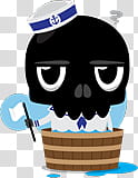 Skullington Facebook Sticker transparent background PNG clipart