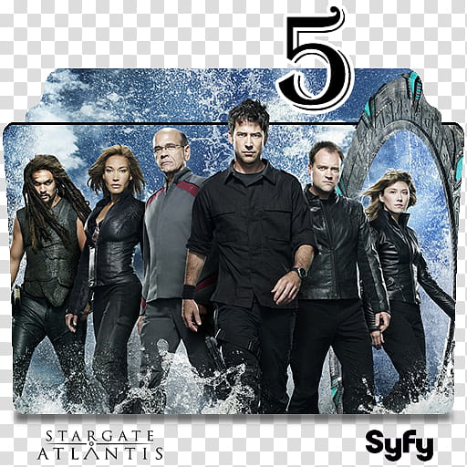 Stargate Atlantis series and season folder icons, Stargate Atlantis S ( transparent background PNG clipart
