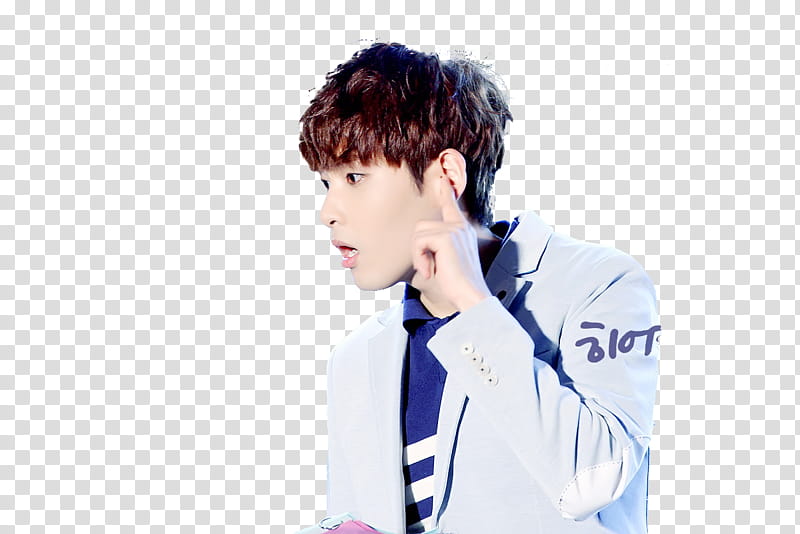 and Render Super Junior RyeoWook,  transparent background PNG clipart