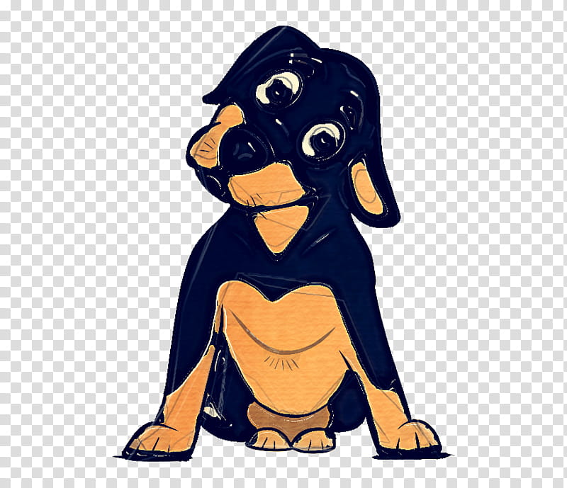 cartoon dog rottweiler guard dog dog breed, Cartoon, Puppy, Sporting Group, Dachshund transparent background PNG clipart