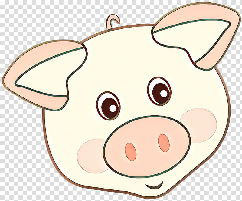 Pig, Miniature Pig, Teacup, Drawing, Cartoon, Snout, Nose, Head transparent background PNG clipart