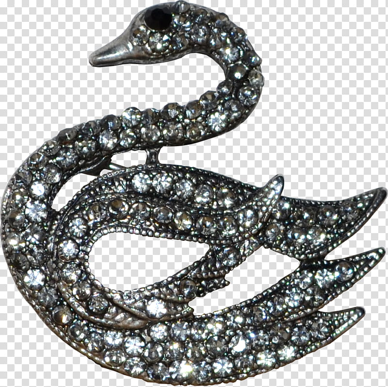 swan brooch broche cygne precut, swan pin transparent background PNG clipart