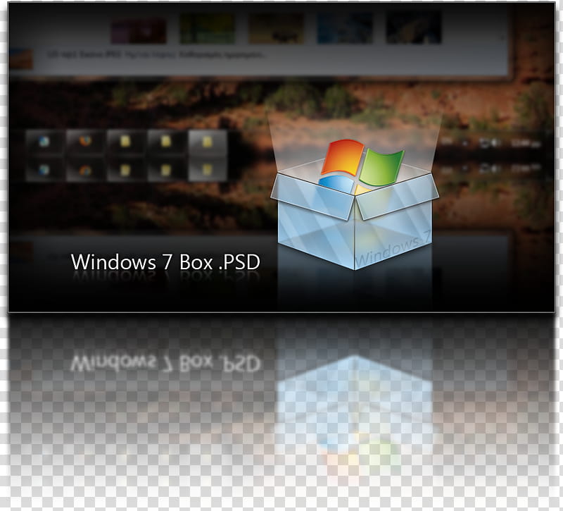 Windows  Box .PSD, Windows  BOx transparent background PNG clipart